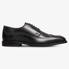 Winston Wingtip Dress Derby Black Leather