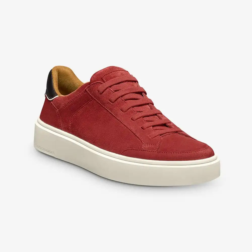 Oliver Slip-on Stretch-lace Sneaker True Red Suede