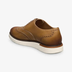 Carson Lace-up Hybrid Wingtip Oxford Walnut Leather
