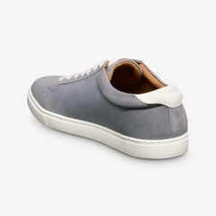 Courtside Lace-up Sneaker Steel Blue Suede