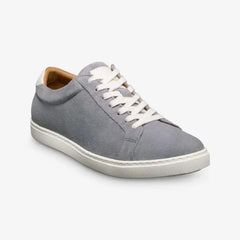 Courtside Lace-up Sneaker Steel Blue Suede