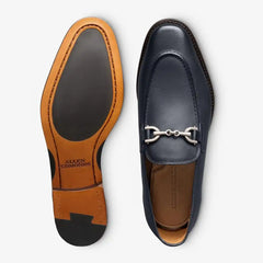 Stanton Bit Loafer Navy Leather