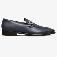 Stanton Bit Loafer Navy Leather