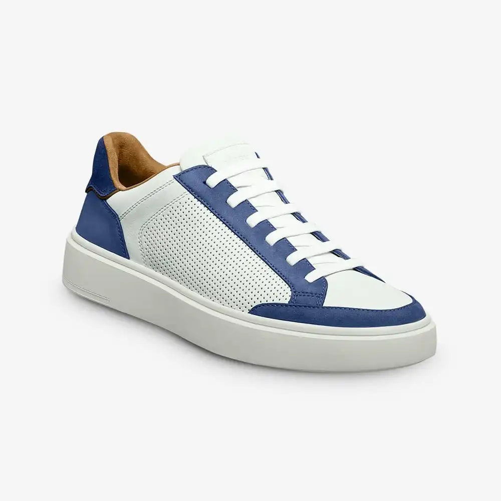 Oliver Slip-on Stretch-lace Sneaker Denim Leather Mix