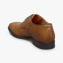Smith Plain-toe Derby Dress Shoe Walnut Leather