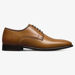 Smith Plain-toe Derby Dress Shoe Walnut Leather