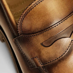 Miller Reserve Penny Loafer Walnut Leather