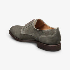 Windsor Plain-toe Derby Dress Shoe Piombo Grey Suede