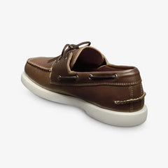 Panama Boat Shoe Natural Brown Leather