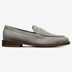 Como Penny Loafer Piombo Grey Suede