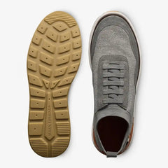 Easton Slip-on Stretch-lace Knit Sneaker Magnet Grey Knit Wool / Leather