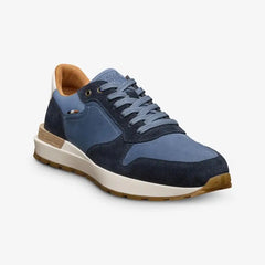 Lionel Lace-up Sneaker Navy Sea Suede