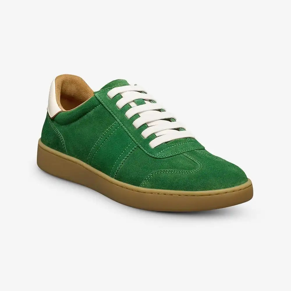 Ludlow Slip-on Stretch-lace Sneaker Clover Suede
