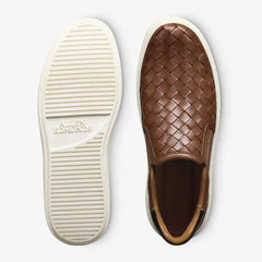 Oliver Woven Slip-on Sneaker Chili Leather