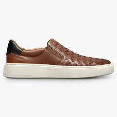 Oliver Woven Slip-on Sneaker Chili Leather