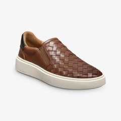 Oliver Woven Slip-on Sneaker Chili Leather
