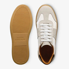 Ludlow Slip-on Stretch-lace Sneaker Dove Grey Suede