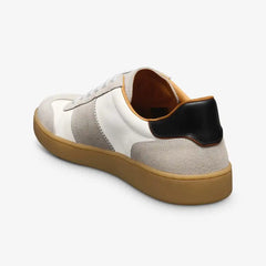 Ludlow Slip-on Stretch-lace Sneaker Dove Grey Suede