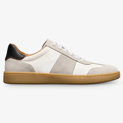 Ludlow Slip-on Stretch-lace Sneaker Dove Grey Suede