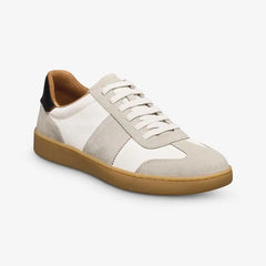 Ludlow Slip-on Stretch-lace Sneaker Dove Grey Suede