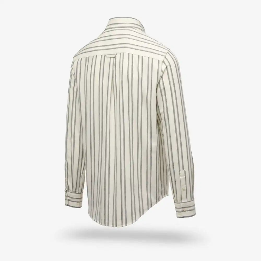 NN07 Colby Striped Shirt White