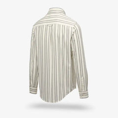NN07 Colby Striped Shirt White
