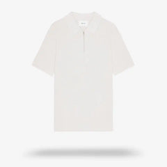 NN07 Hansie Zip-up Polo Ivory
