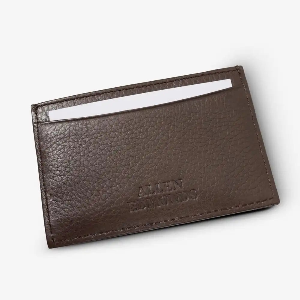Slim Card Case Brown Leather