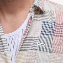 Barbour Oakshore Summer Fit Short Sleeve Shirt White