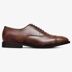 Park Avenue Cap-toe Oxford Dress Shoe Brown Museum Leather