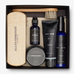 Shoe Care Kit Walnut