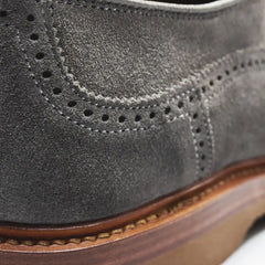 Winston Verse Wingtip Oxford Dress Shoe Grey Suede