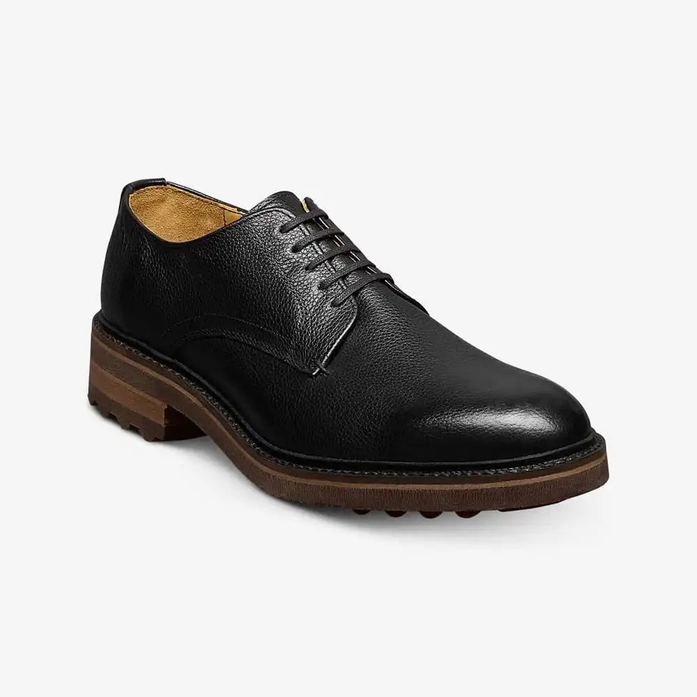 Noah Reserve Plain-toe Derby Dress Shoe Black Leather