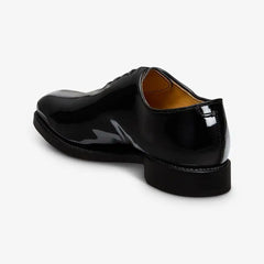 Morrison Reserve Whole-cut Oxford Dress Shoe Black Patent Leather