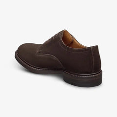 Trevor Plain-toe Derby Shoe Bitter Chocolate Suede