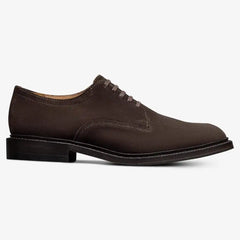 Trevor Plain-toe Derby Shoe Bitter Chocolate Suede