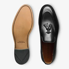 Randolph Tassel Loafer Black Leather