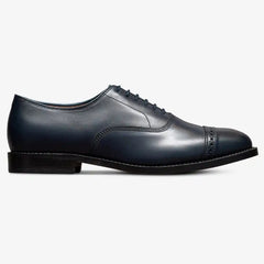 Fifth Avenue Cap-toe Oxford Dress Shoe Navy Leather