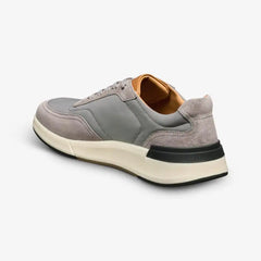 Gramercy Sport Sneaker Light Grey Fabric & Suede