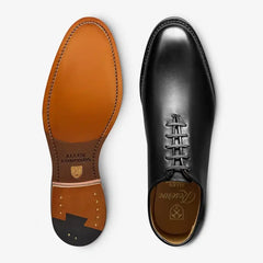 Morrison Reserve Whole-cut Oxford Dress Shoe Black Leather