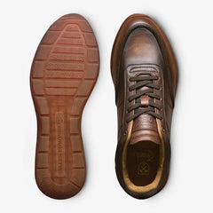 Brentwood Reserve Lace-up Sneaker Coffee Brown Leather