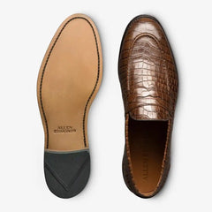 Randolph 2.0 Penny Loafer Chili Embossed Croco Leather