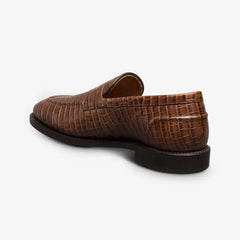Randolph 2.0 Penny Loafer Chili Embossed Croco Leather