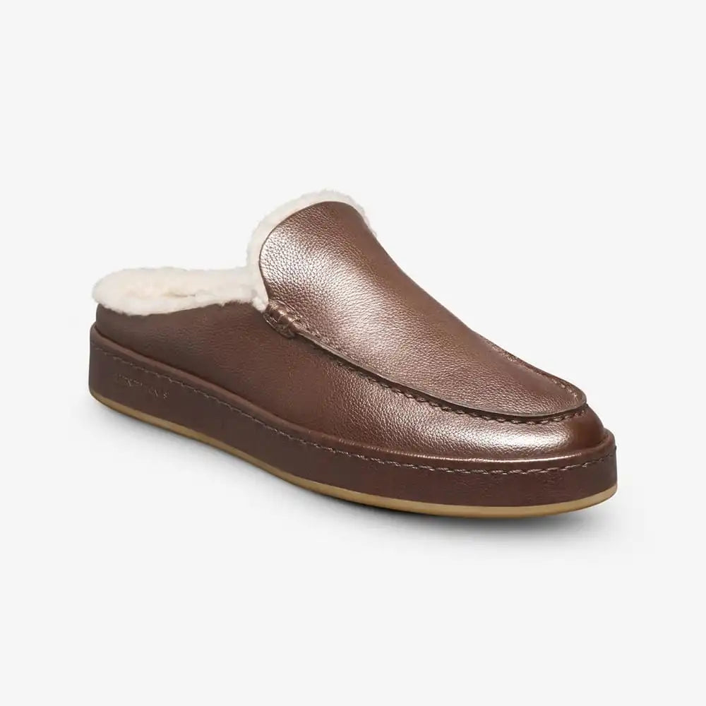 Bowen Slipper Brown Leather