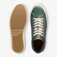 Jones Lace-up Sneaker Bottle Green Leather