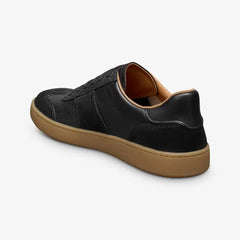 Ludlow Slip-on Stretch-lace Sneaker Black Leather & Suede