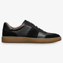 Ludlow Slip-on Stretch-lace Sneaker Black Leather & Suede