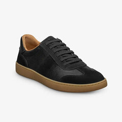Ludlow Slip-on Stretch-lace Sneaker Black Leather & Suede