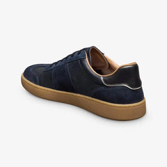 Ludlow Slip-on Stretch-lace Sneaker Navy Leather & Suede