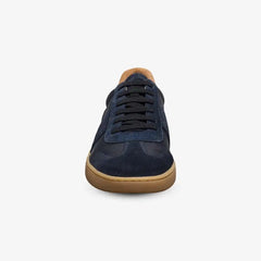 Ludlow Slip-on Stretch-lace Sneaker Navy Leather & Suede
